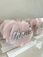 Wedding Table Acrylic Hexagon Sign